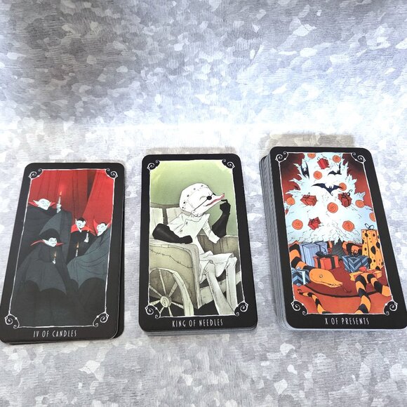 NWOT Nightmare Before Christmas Tarot Deck & Guidebook - Picture 3 of 3